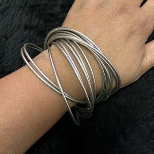 Silver 15 Connected Bracelets